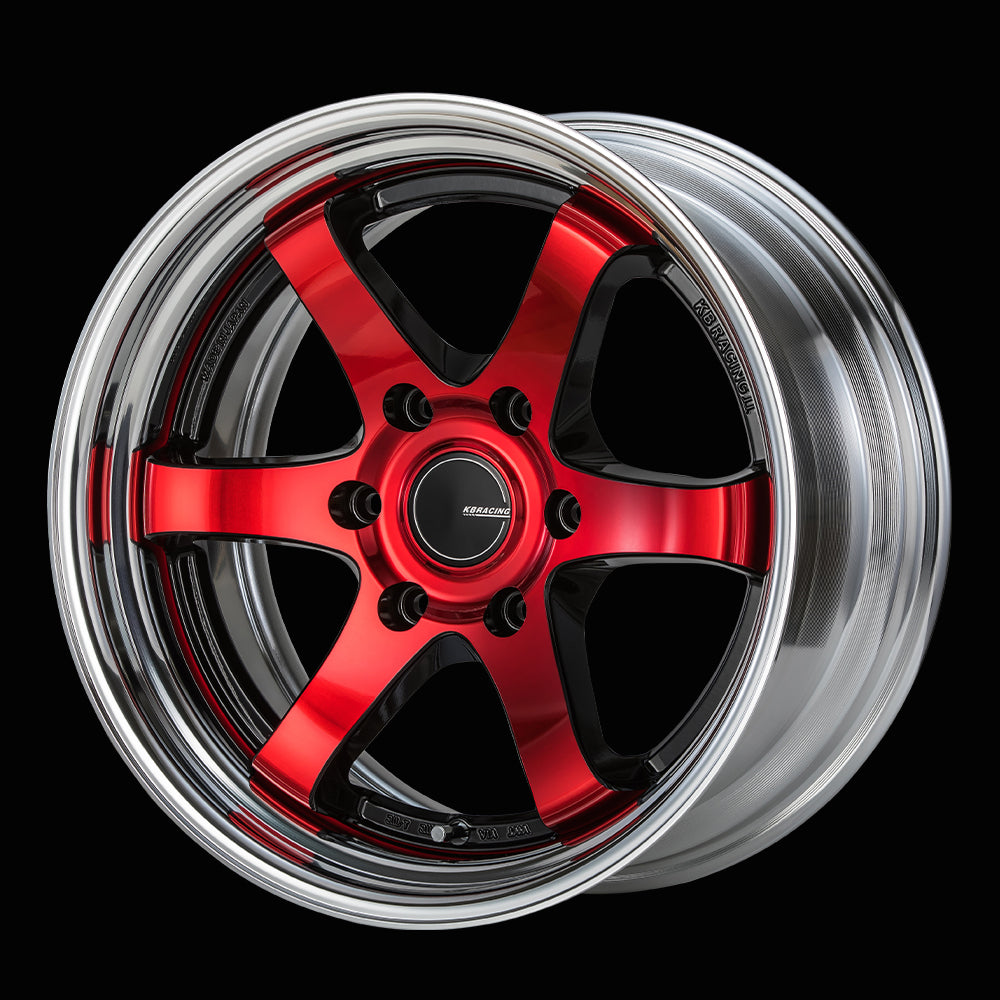 KBRACING2 2 Piece Wheels 17inch <Rever Slim> 4pcs set [BUANJAPAN]