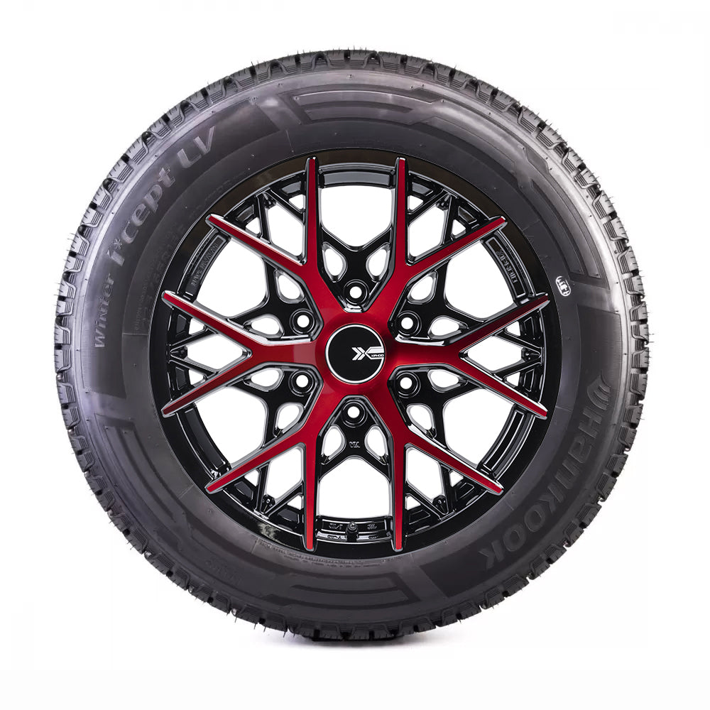 XIPHOID　ハンコック　スタッドレスタイヤホイール4本セット　HANKOOK WINTER ICEPT LV RW12