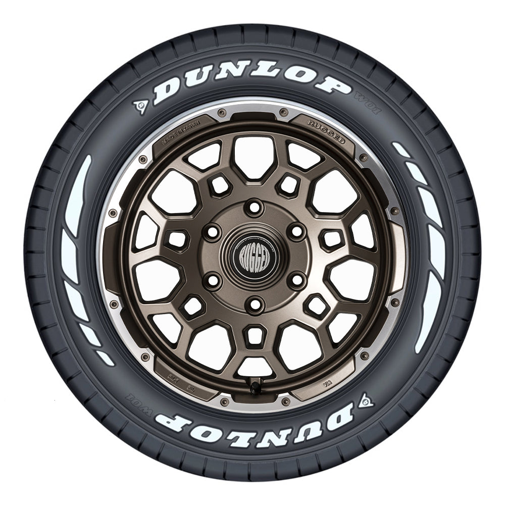 RUGGED ROCK × ダンロップ W01 for WINTER 4本セット