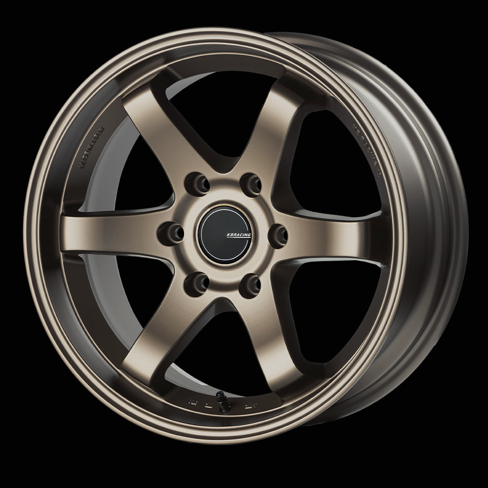 KBRACING18 MAX × オーレンカウンター タイヤホイール4本セット【ホワイトレター】