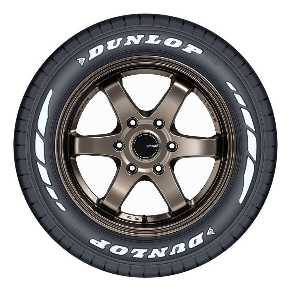 KBRACING17 × ダンロップ W01 for WINTER　スタッドレス4本セット