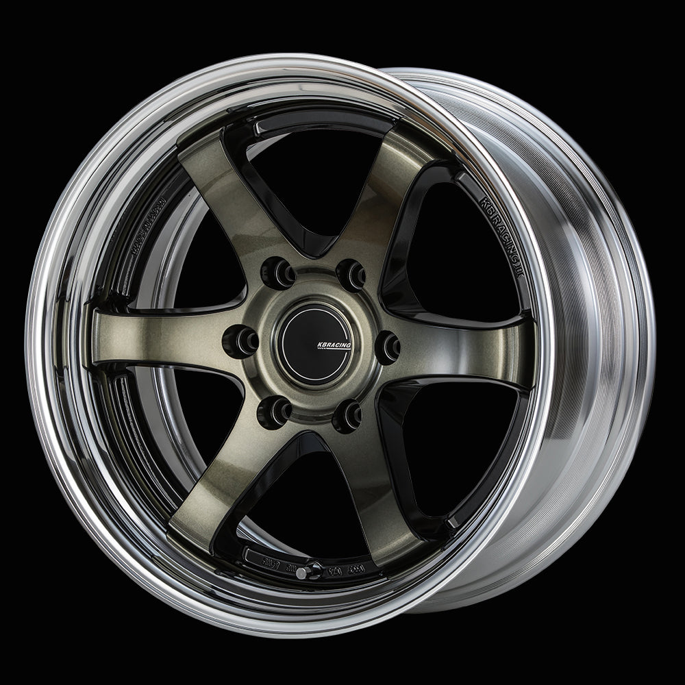 KBRACING2 2 Piece Wheels 17inch <Rever Slim> 4pcs set [BUANJAPAN]