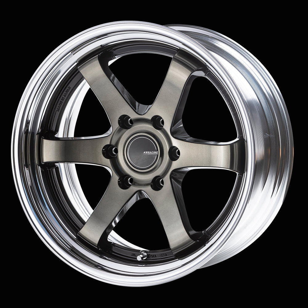 KBRACING2 2 Piece Wheels 18inch <River Slim> 4pcs set [BUANJAPAN]