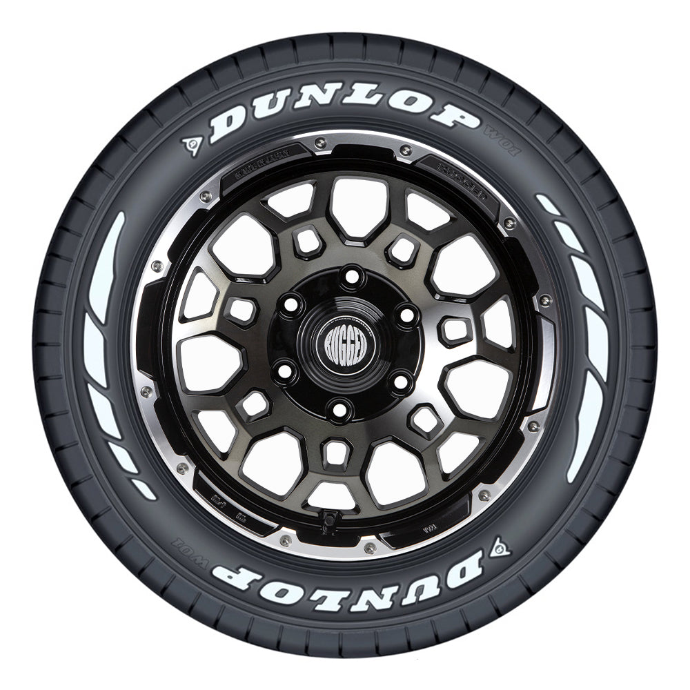 RUGGED ROCK × ダンロップ W01 for WINTER 4本セット