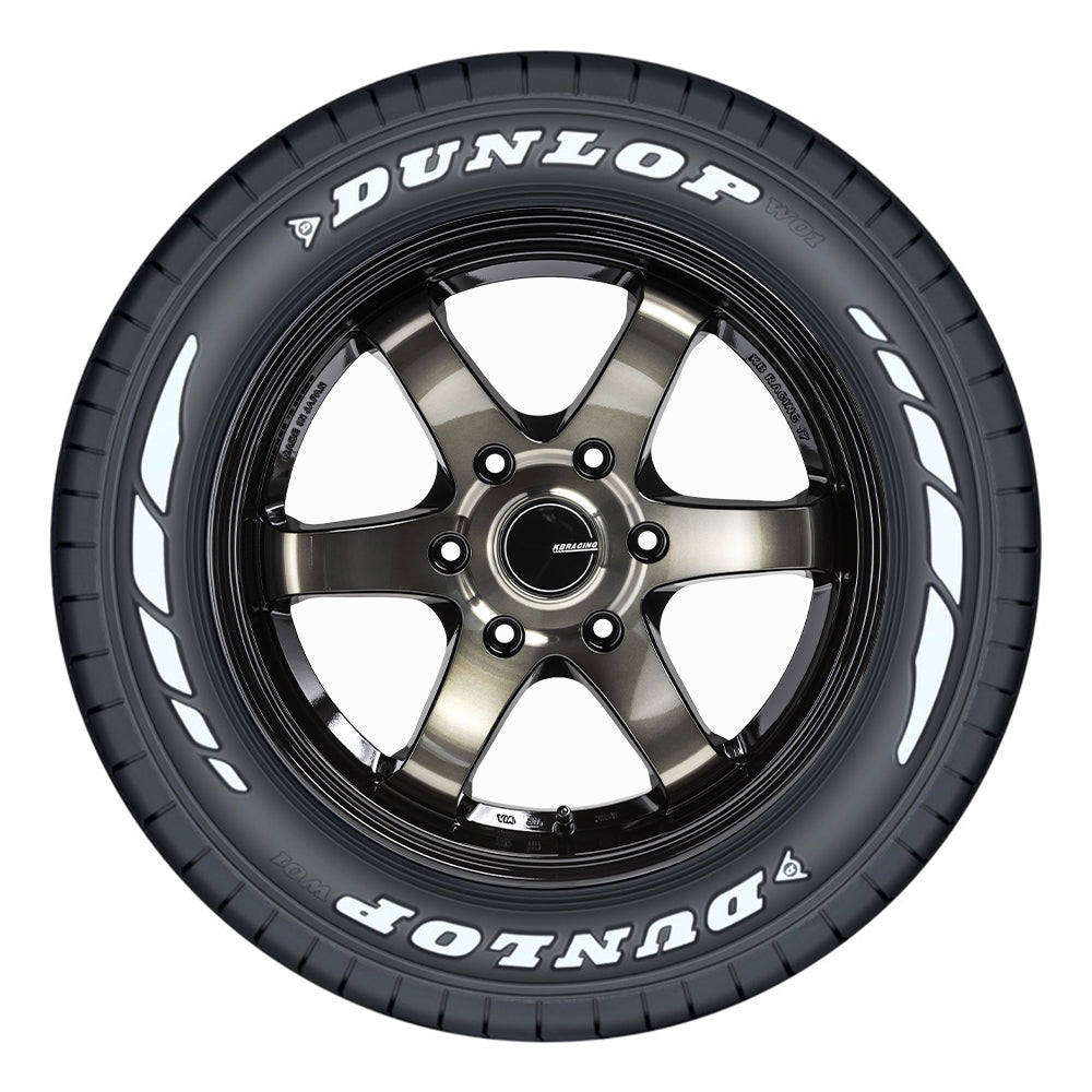 KBRACING17 × ダンロップ W01 for WINTER　スタッドレス4本セット