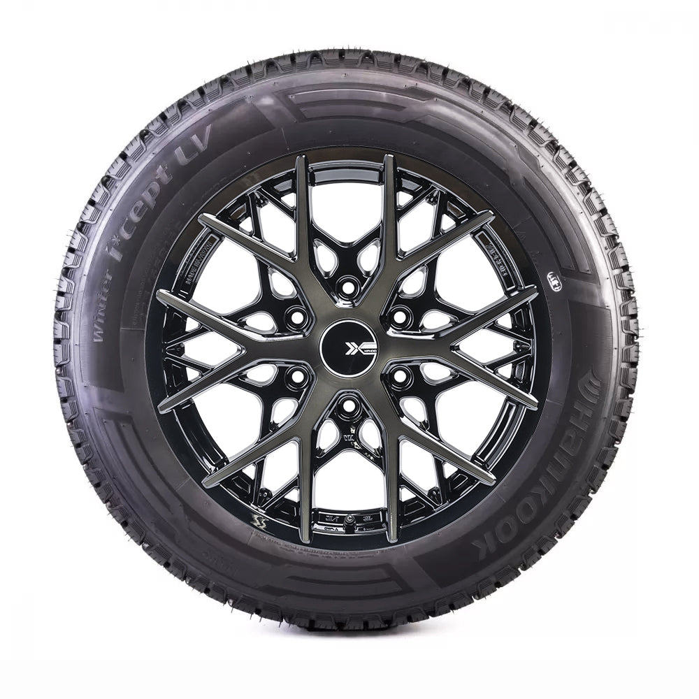 XIPHOID　ハンコック　スタッドレスタイヤホイール4本セット　HANKOOK WINTER ICEPT LV RW12