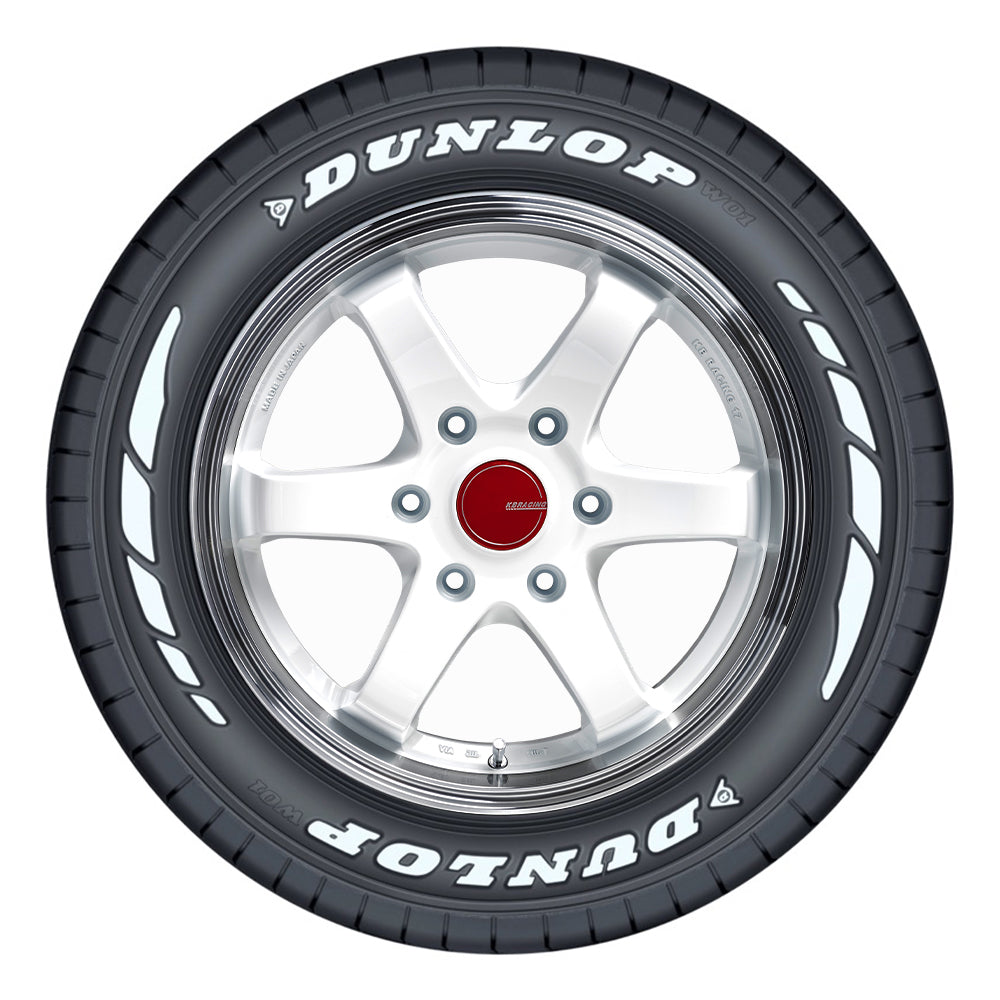 KBRACING17 × ダンロップ W01 for WINTER　スタッドレス4本セット