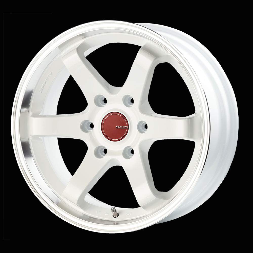 KBRACING18 MAX × YOKOHAMAPARADA PA03 Set of 4 Tires and Wheels [White Letter]