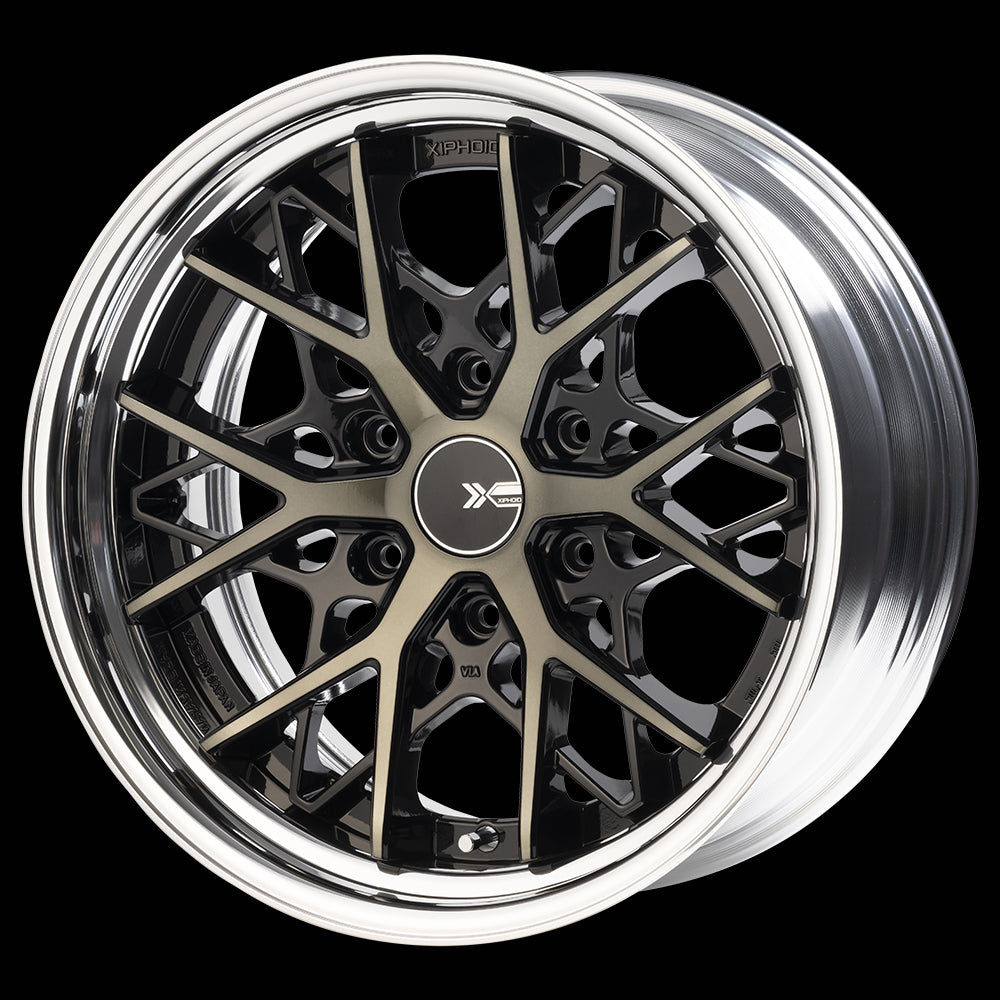 XIPHOID 2 2-Piece Wheel 17-inch <Reverse Rim> 4-Piece Set【BUANJAPAN】