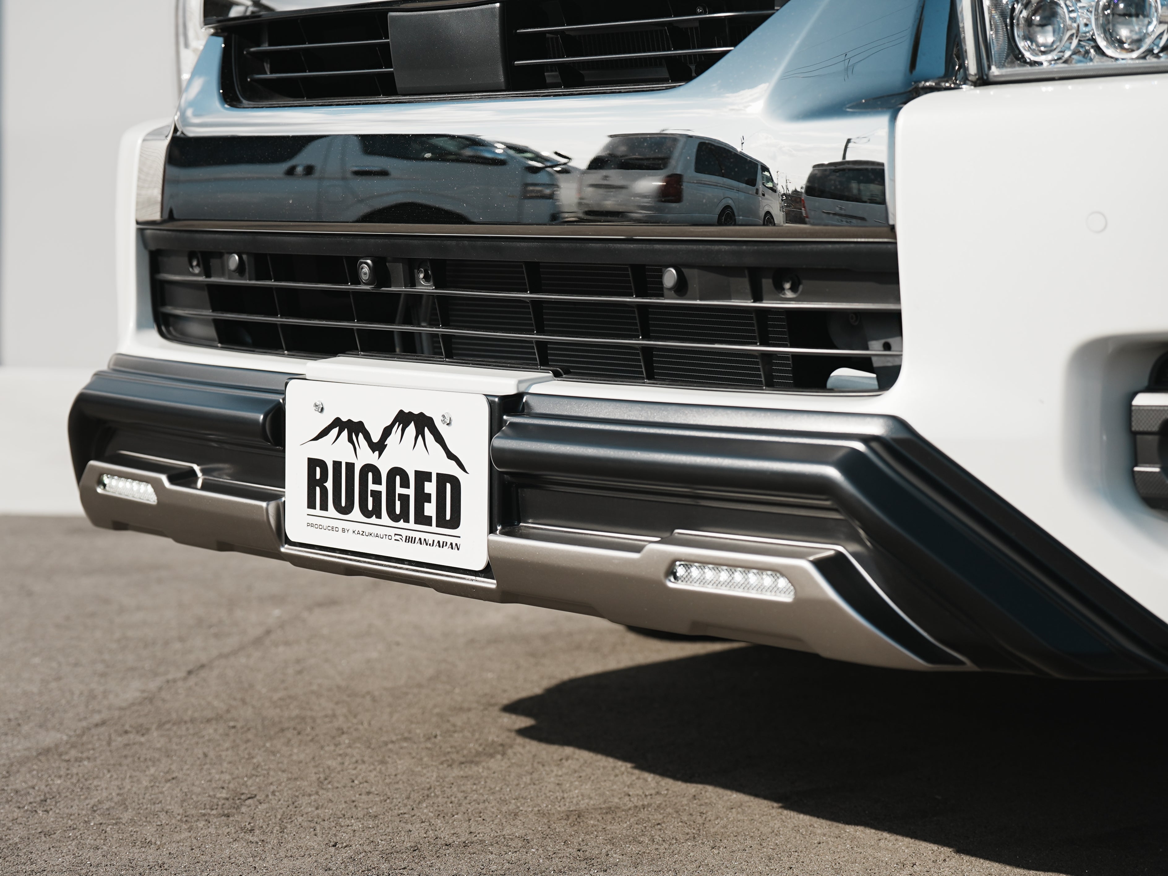 フロントバンパーガード【RUGGED XX】ラギッドダブルエックス ワイド