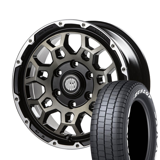 RUGGED ROCK × ダンロップ W01 for WINTER 4本セット