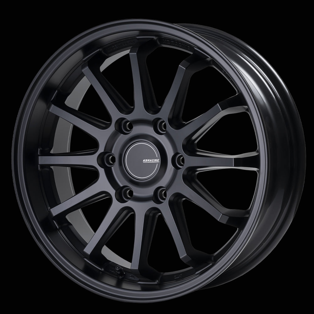 KBRACING S-12 × YOKOHAMA PARADA PA03 タイヤホイール4本セット【ホワイトレター】